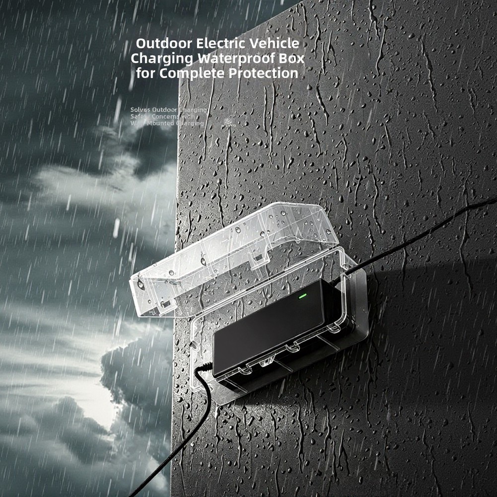 Outdoor Use Power Strip - กล่องกันน้ำสำหรับสายไฟ 4 ช่อง ใช้ได้ทั้งภายในและภายนอกอาคาร วัสดุ PC