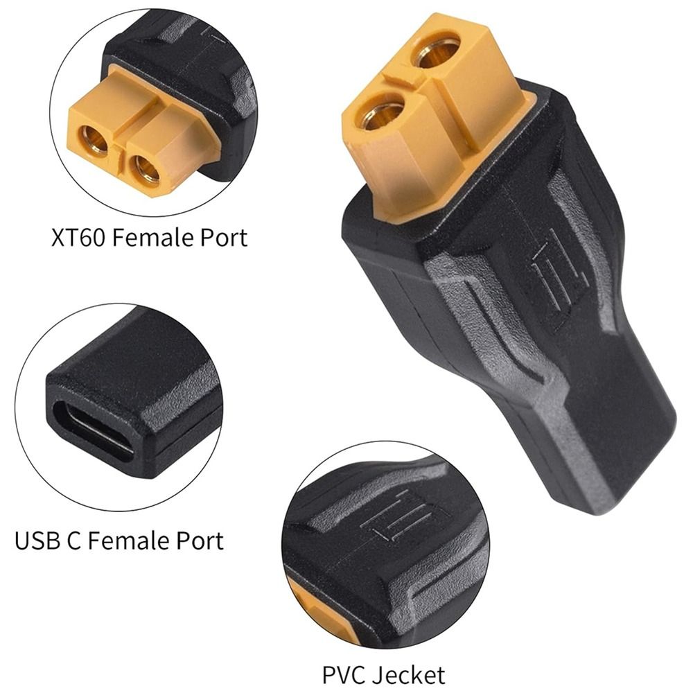 5525 7450 USB C ถึง XT60 อะแดป - Ac Outdoor Power บทวิจารณ์และราคา