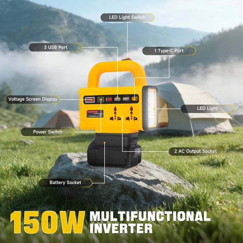 เครื่องแปลงไฟแบบพกพา กำลังไฟ 1 - Outdoor Power Adapter Usb C บทวิจารณ์และราคา