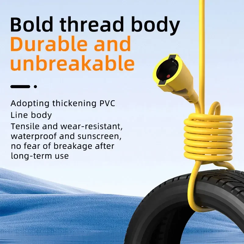 ปลั๊กพ่วง 4KW 16A แบบ EU Schuk - Outdoor Power Strip Weatherproof บทวิจารณ์และราคา
