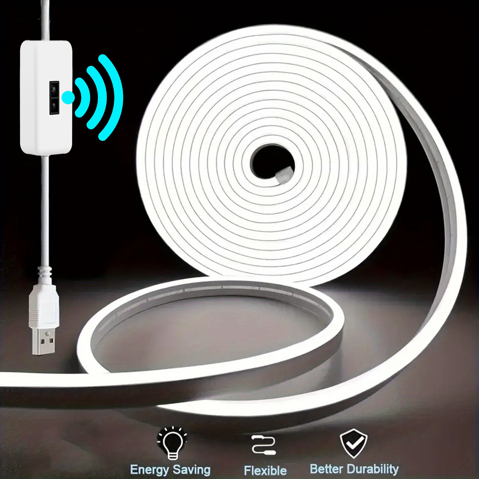Motion Sensor นีออน LED Light  - Outdoor Power Strip Weatherproof บทวิจารณ์และราคา